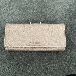 Ted Baker Rose Gold Glitter “Glareh” Clutch